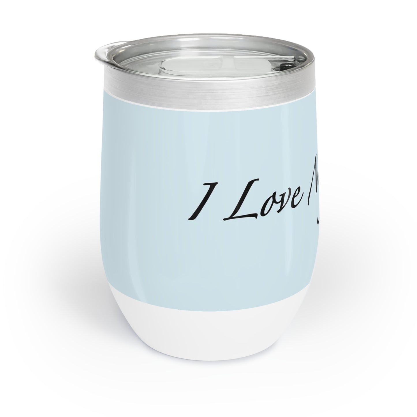 Amo a mis gatos - Vaso de vino - Chambray