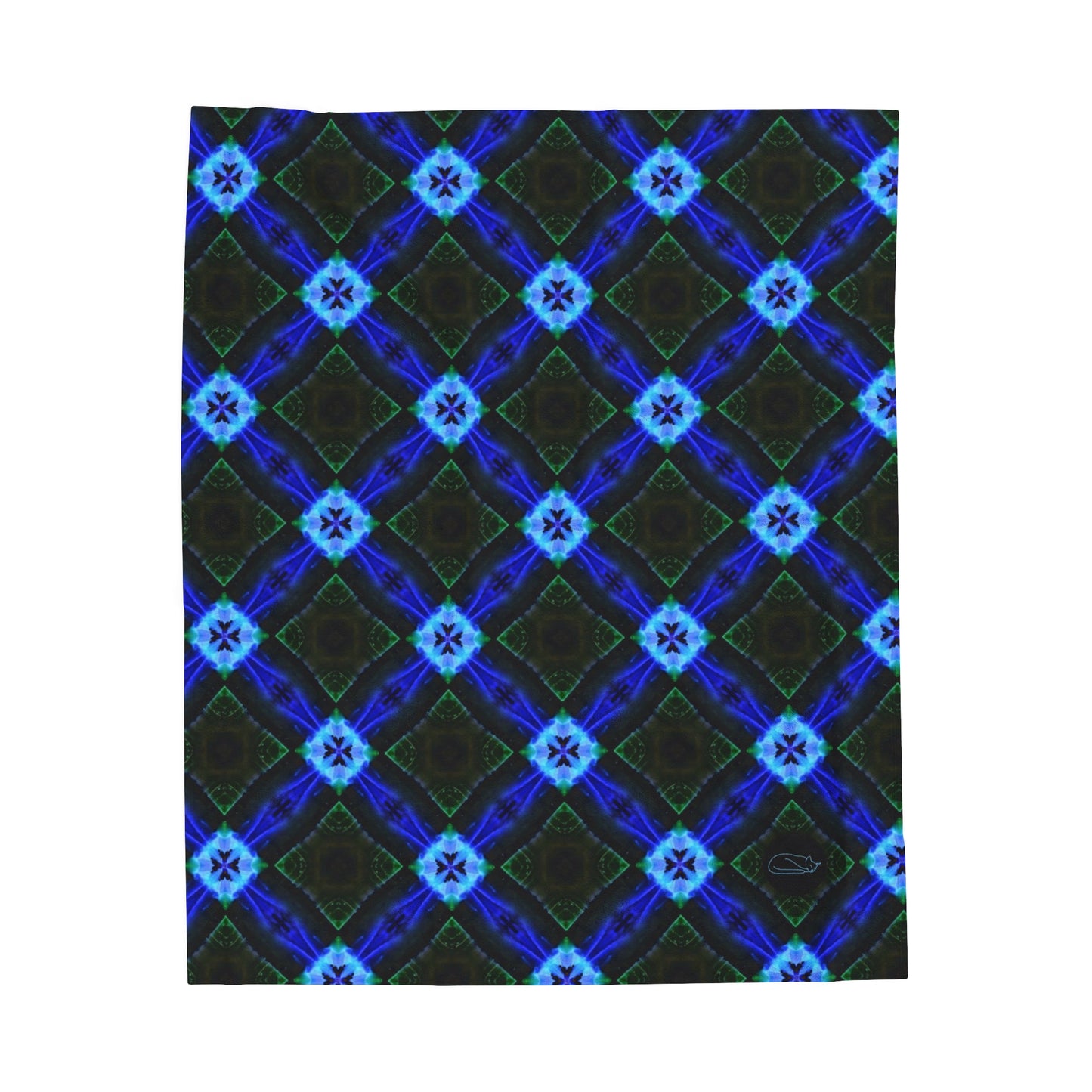 Velveteen Plush Blanket - Lapis Lazuli