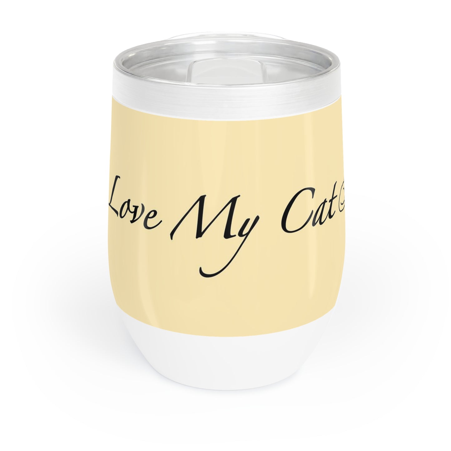 Amo a mi gato - Vaso de vino - Plátano