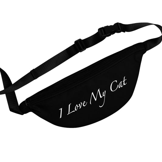 I Love My Cat - Riñonera - Negro