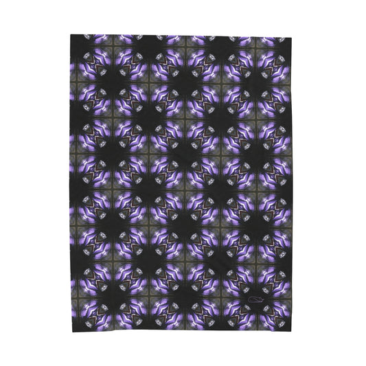 Velveteen Plush Blanket - Lavender Quartz