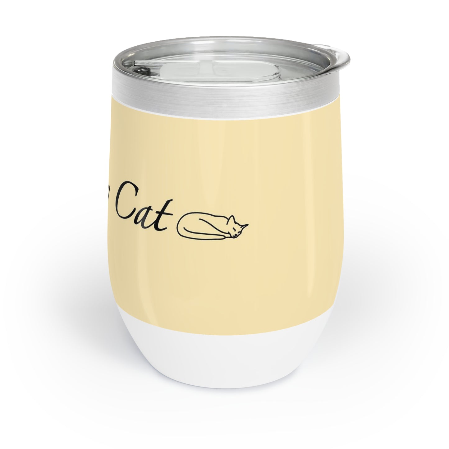Amo a mi gato - Vaso de vino - Plátano
