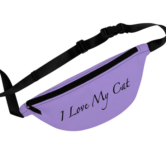 I Love My Cat - Riñonera - Violeta