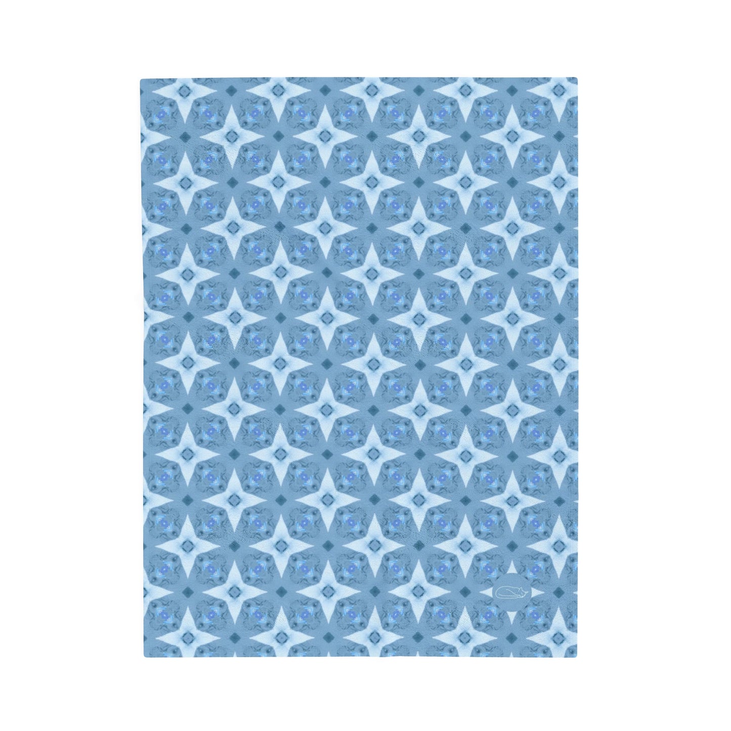 Velveteen Plush Blanket - Alice Blue