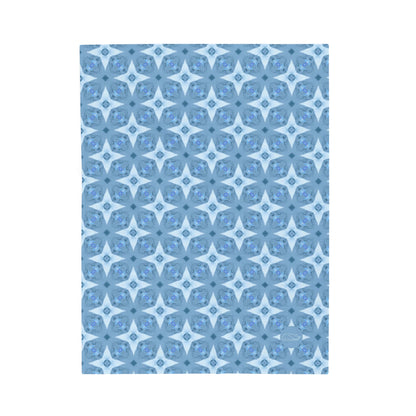 Velveteen Plush Blanket - Alice Blue