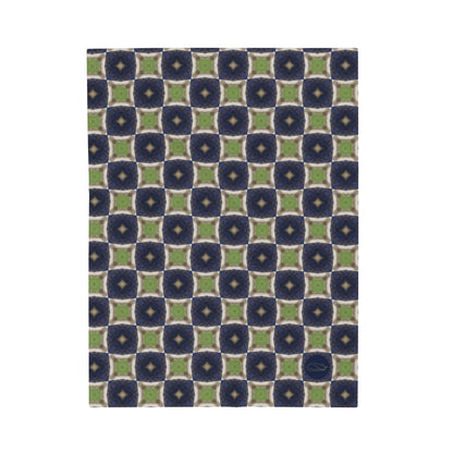 Velveteen Plush Blanket - Royal Celadon