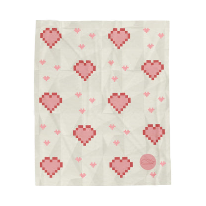 Manta de felpa de pana - Violeta imperial