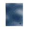 Velveteen Plush Blanket - Topographic Blue