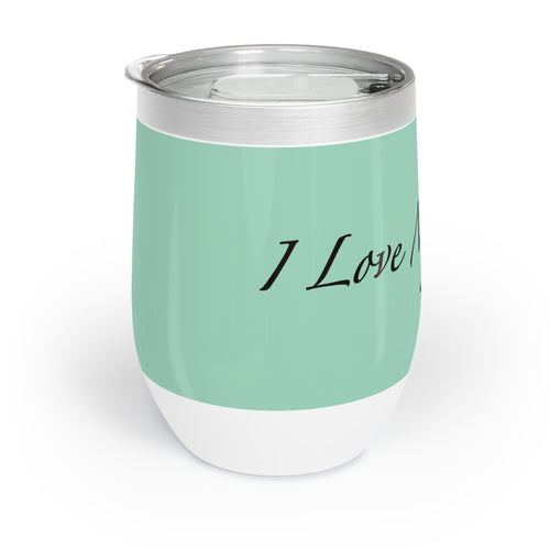 I Love My Cat - Wine Tumbler - Island Reef