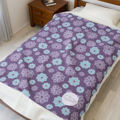 Manta de felpa de pana - Lapislázuli