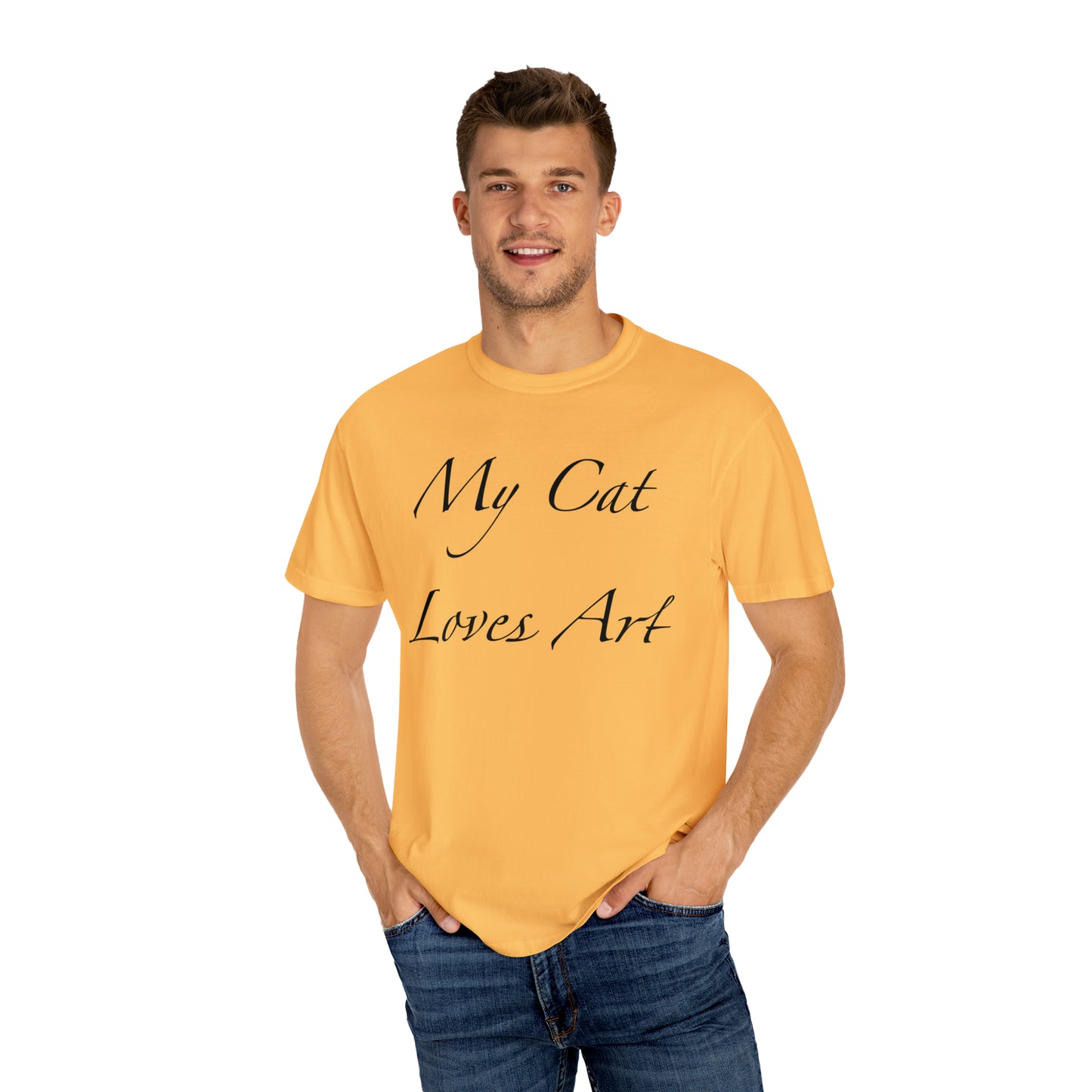 My Cat Loves Art - Unisex T-shirt (14 colors)