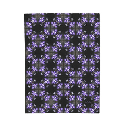 Velveteen Plush Blanket - Lavender Quartz