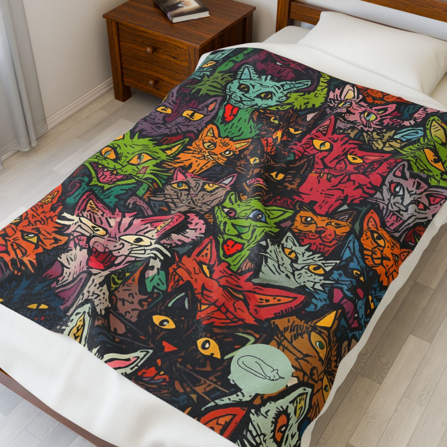 Manta de felpa de pana - Ónix