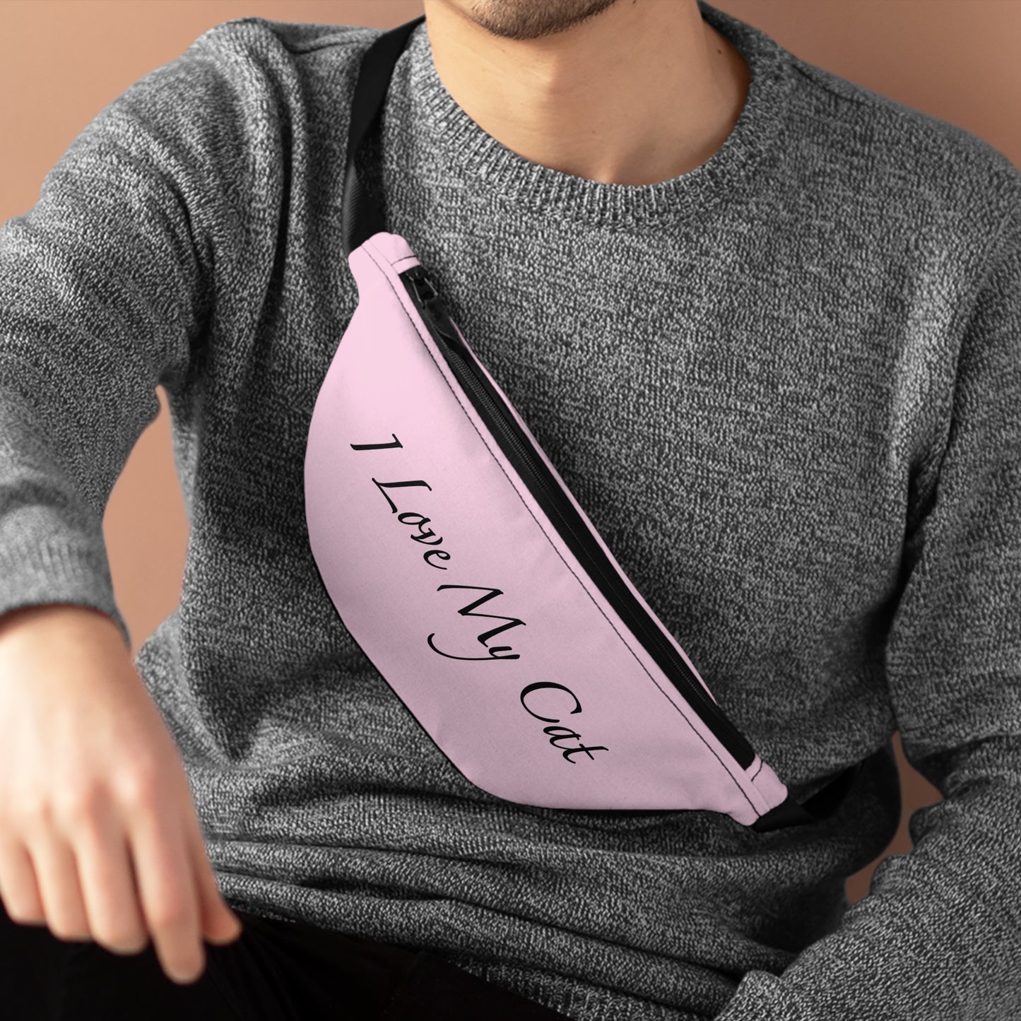 I Love My Cat - Fanny Pack - Blossom