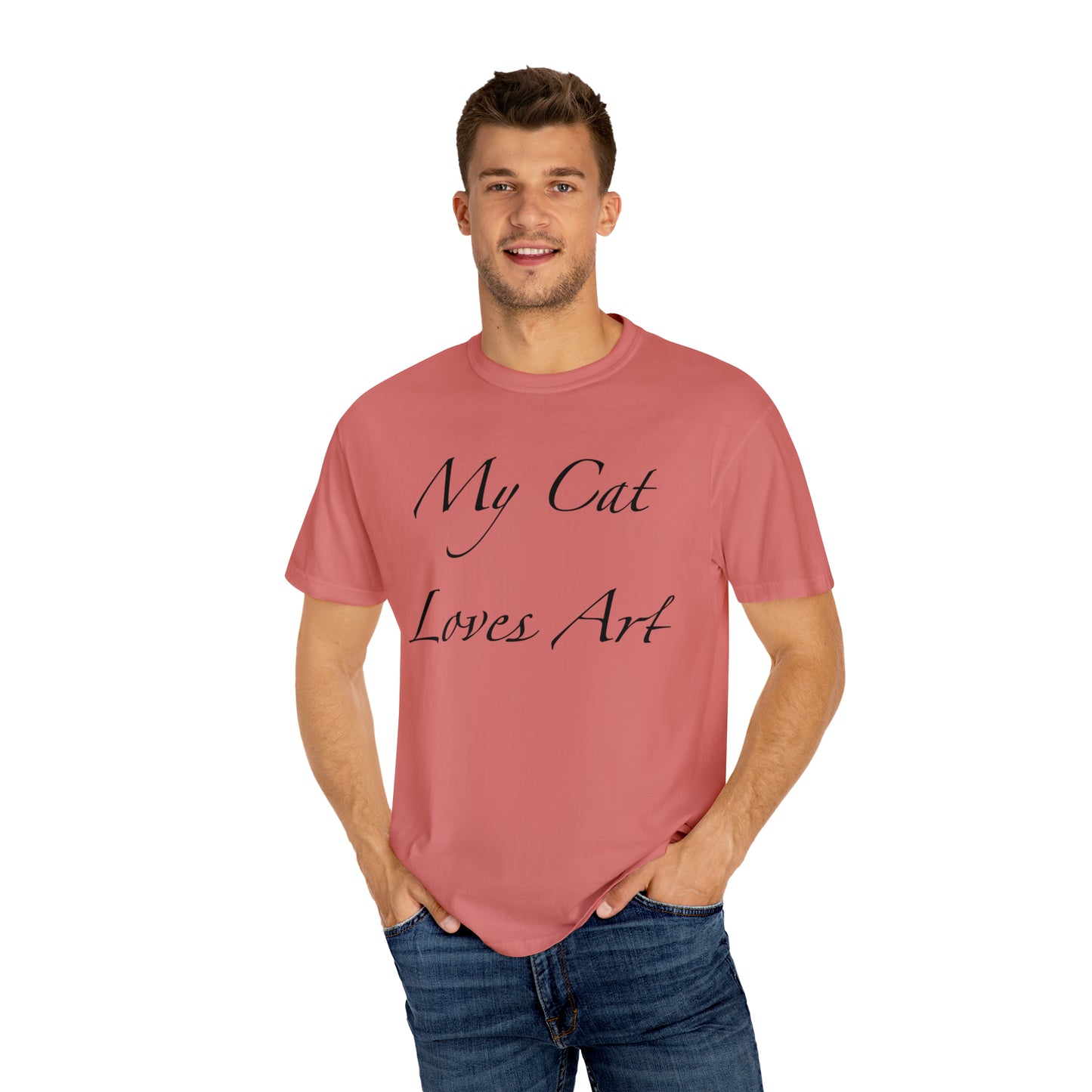 My Cat Loves Art - Unisex T-shirt (14 colors)