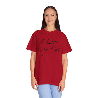 Amo a mi gato - Camiseta unisex (14 colores)