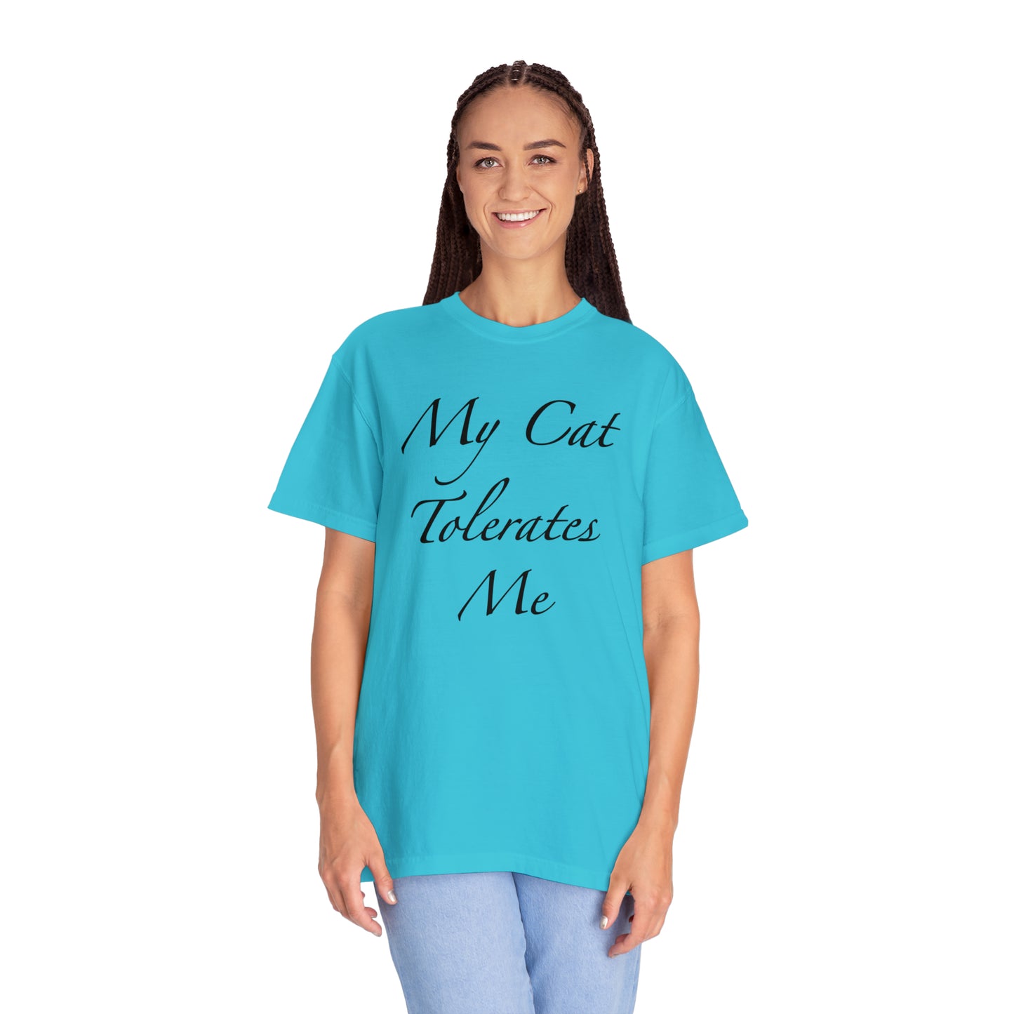 Mi gato me tolera - Camiseta unisex (14 colores)