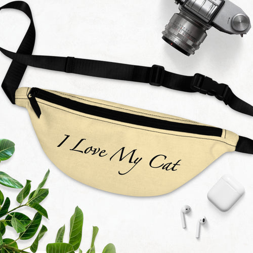 I Love My Cat - Fanny Pack - Banana