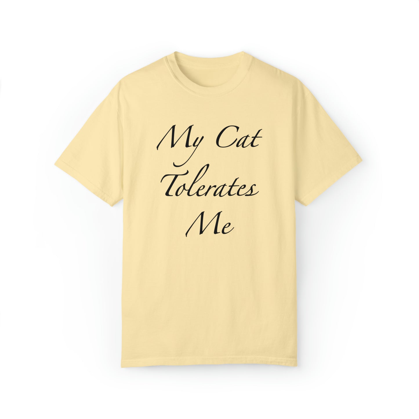 Mi gato me tolera - Camiseta unisex (14 colores)