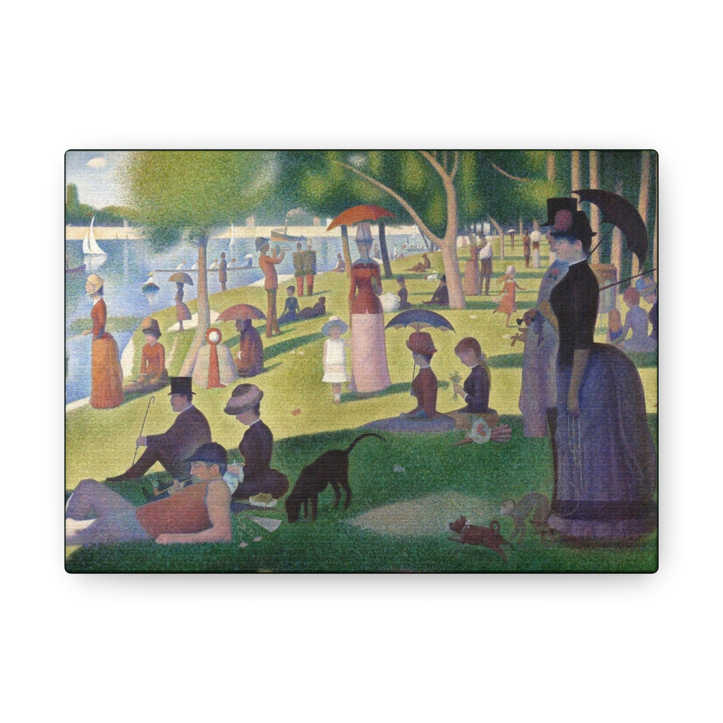 Una tarde de domingo en la isla de La Grande Jatte