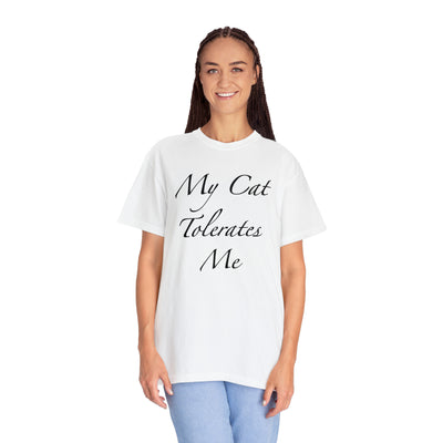 Mi gato me tolera - Camiseta unisex (14 colores)