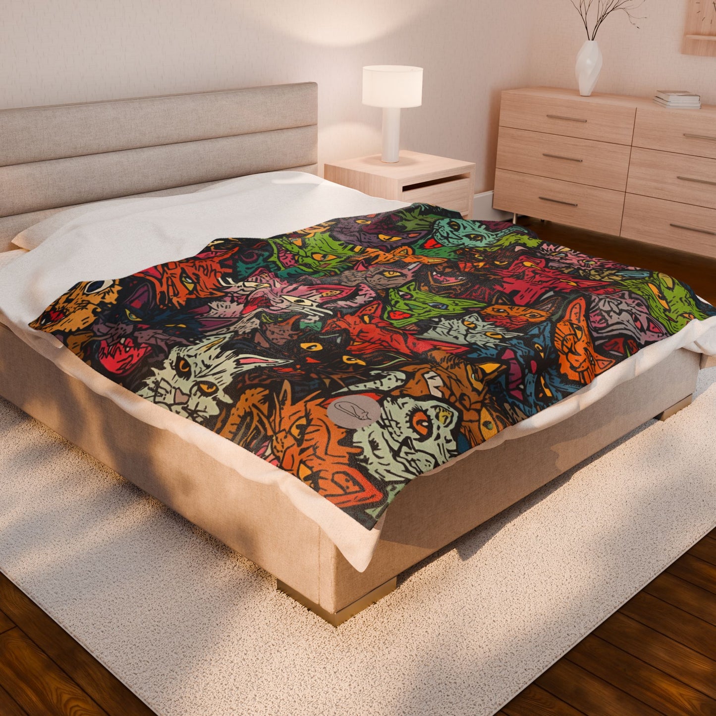 Manta de felpa de pana - Ónix