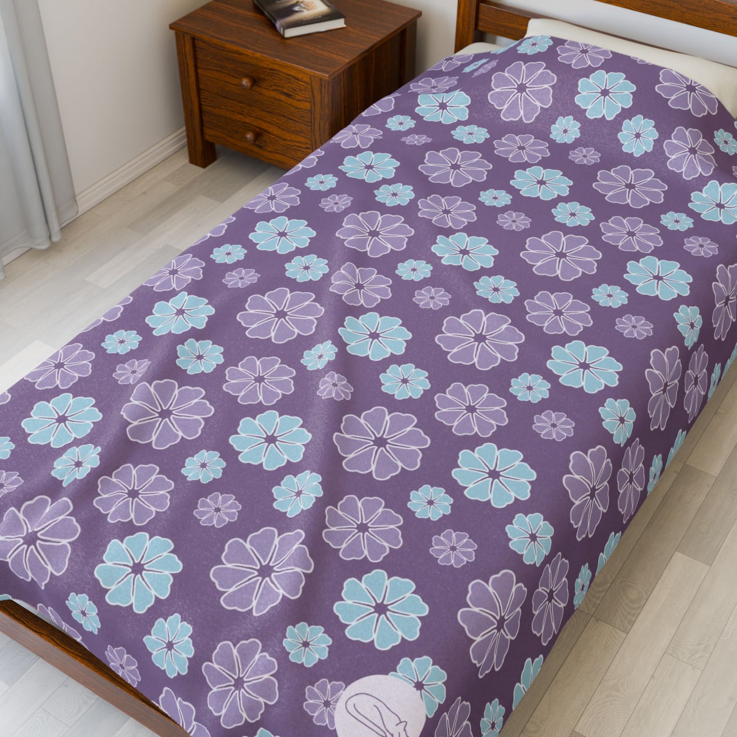 Manta de felpa de pana - Lapislázuli