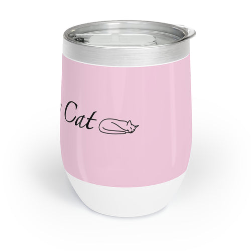 I Love My Cat - Wine Tumbler Blossom