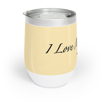 Amo a mis gatos - Vaso de vino - Plátano