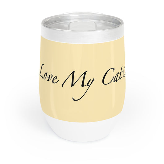 Amo a mi gato - Vaso de vino - Plátano