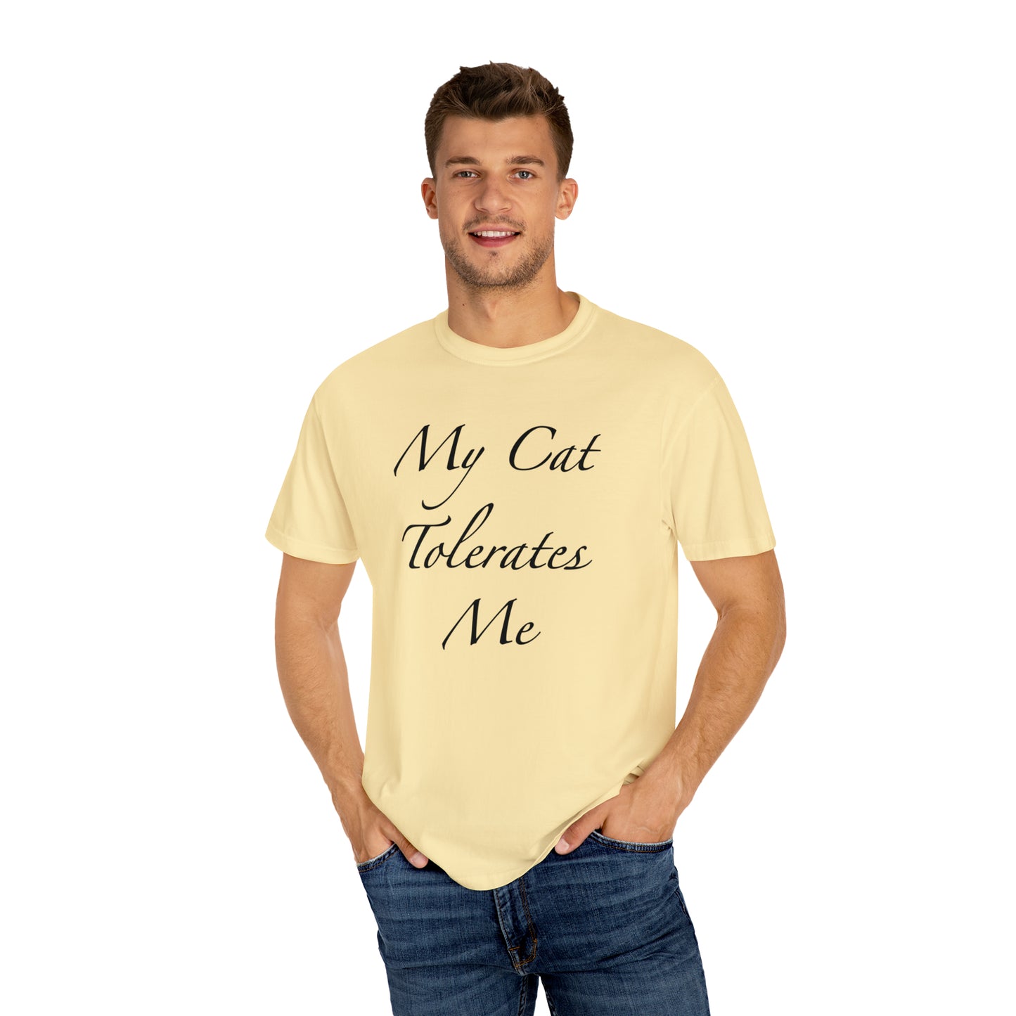 My Cat Tolerates Me - Unisex T-shirt (14 colors)