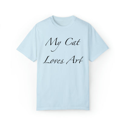 Mi gato ama el arte - Camiseta unisex (14 colores)