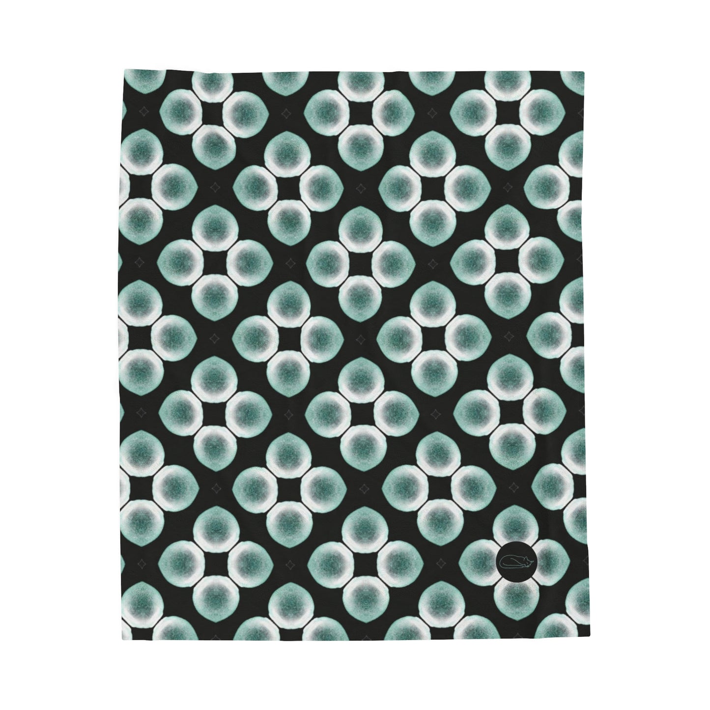 Velveteen Plush Blanket - Verdigris