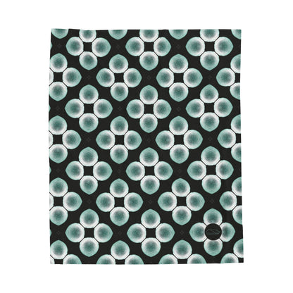 Velveteen Plush Blanket - Verdigris