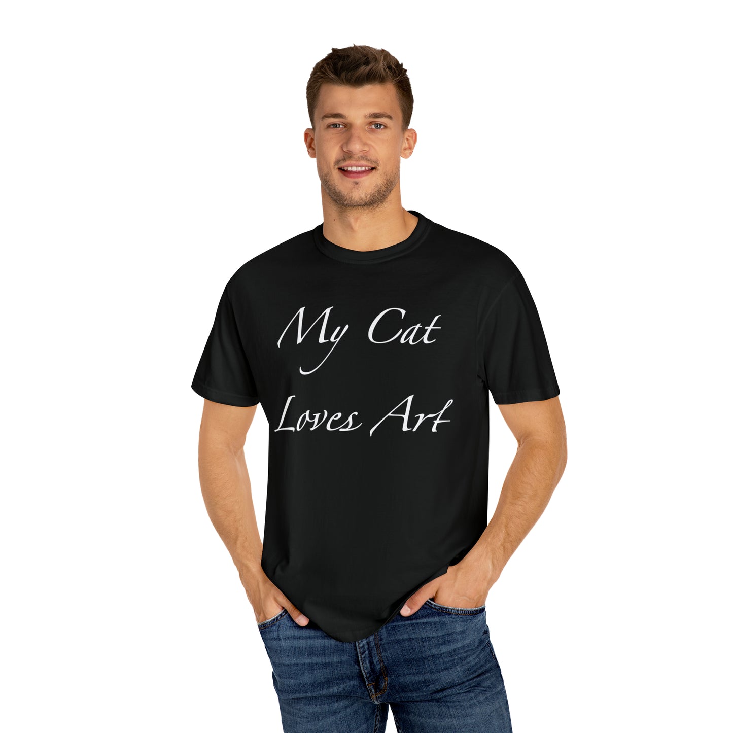 My Cat Loves Art - Unisex T-shirt (14 colors)