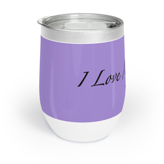 Amo a mi gato - Vaso de vino - Violeta
