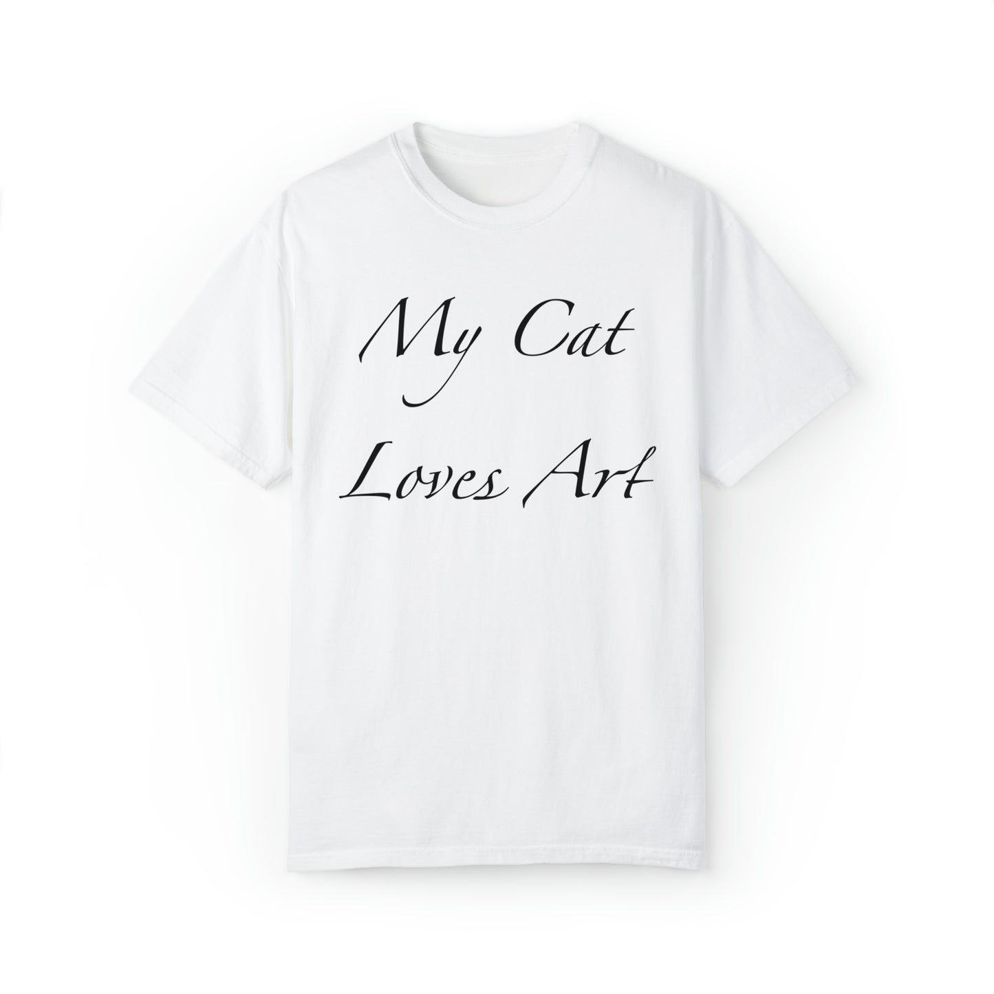 Mi gato ama el arte - Camiseta unisex (14 colores)