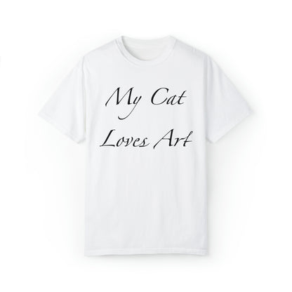 My Cat Loves Art - Unisex T-shirt (14 colors)