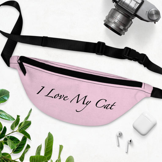 I Love My Cat - Fanny Pack - Blossom