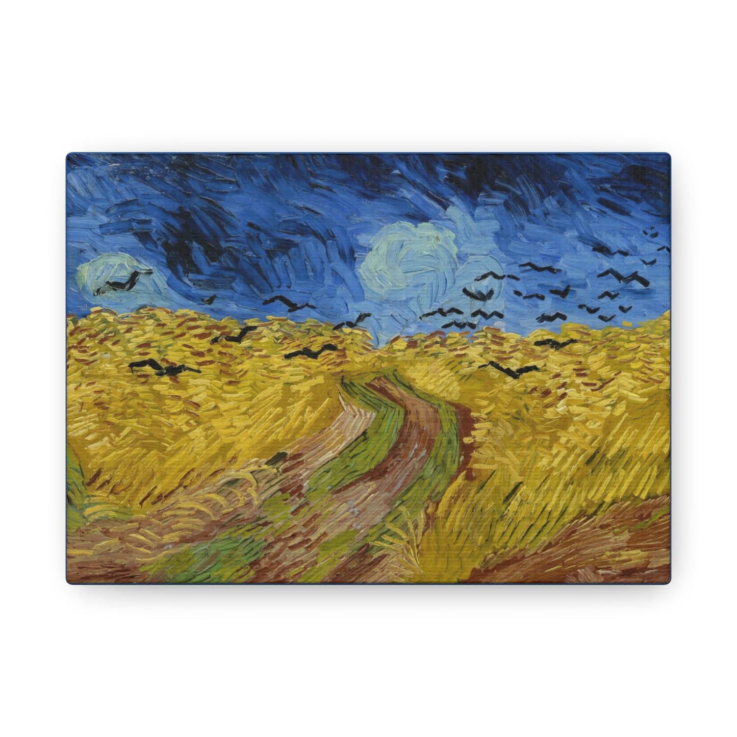 Wheatfield with Crows