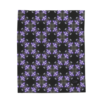 Velveteen Plush Blanket - Lavender Quartz