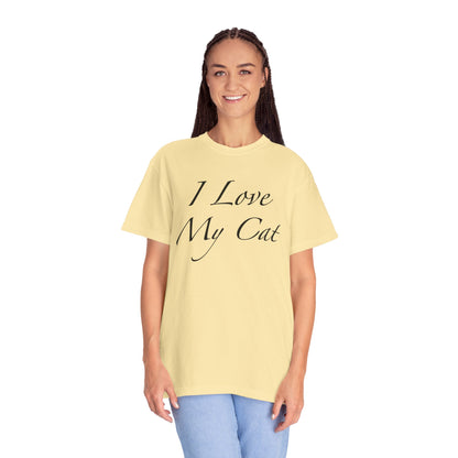 Amo a mi gato - Camiseta unisex (14 colores)