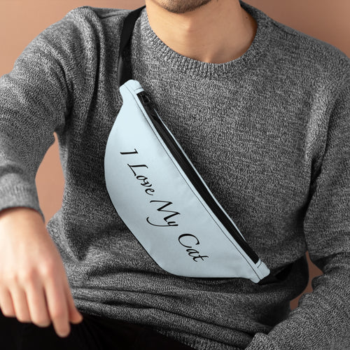 I Love My Cat - Fanny Pack - Chambray