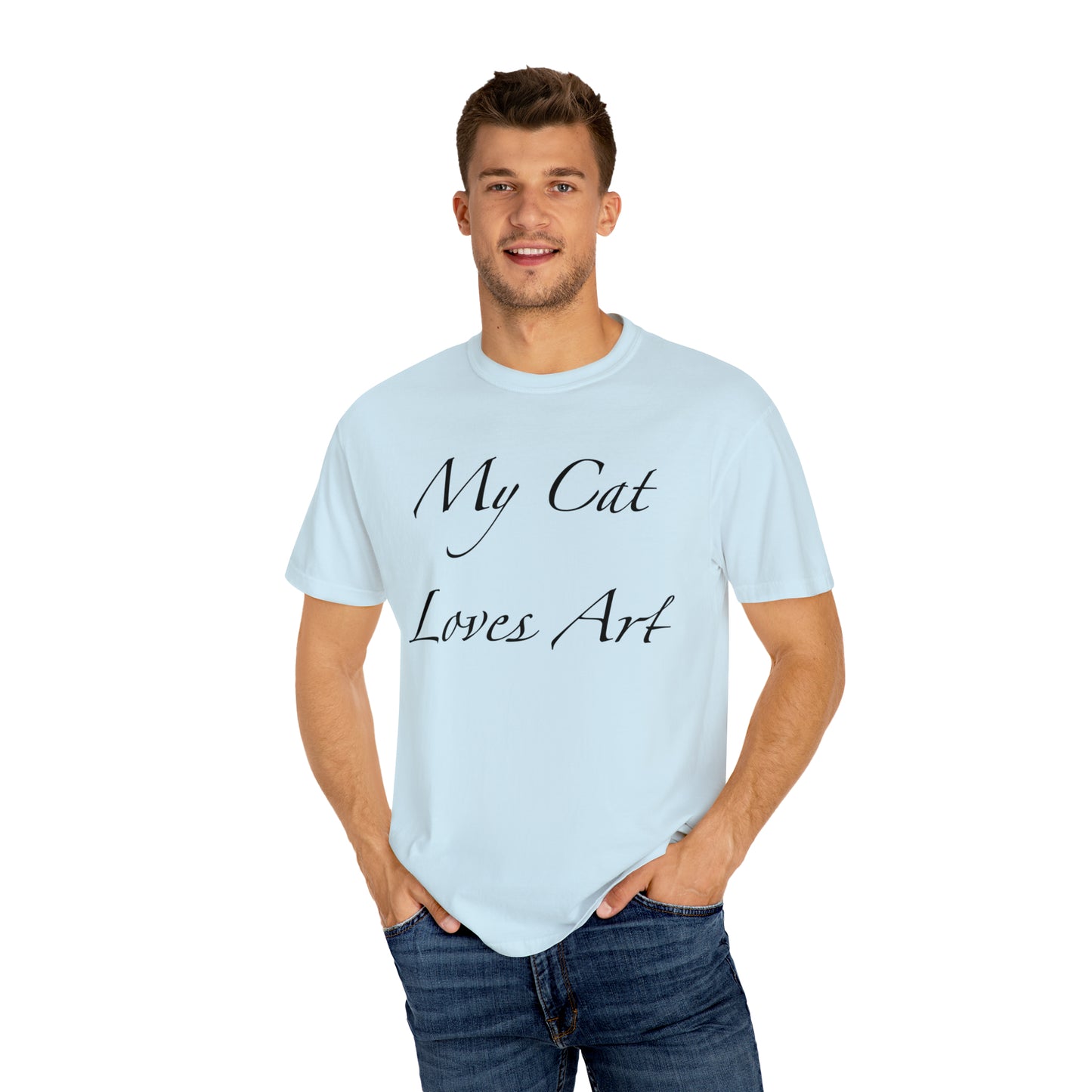 My Cat Loves Art - Unisex T-shirt (14 colors)