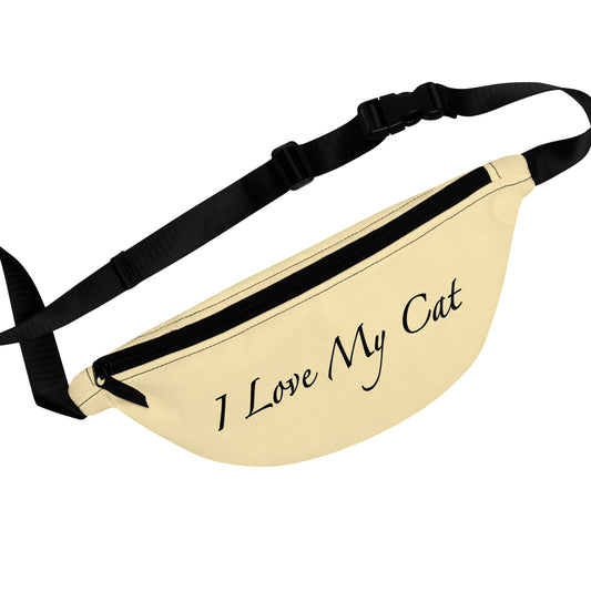 Amo a mi gato - Riñonera - Plátano