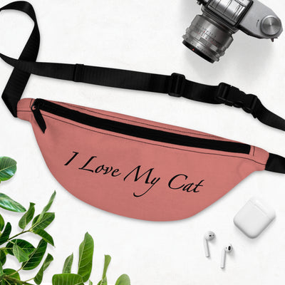 I Love My Cat - Fanny Pack - Watermelon