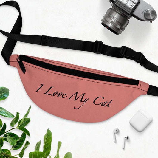 I Love My Cat - Fanny Pack - Watermelon