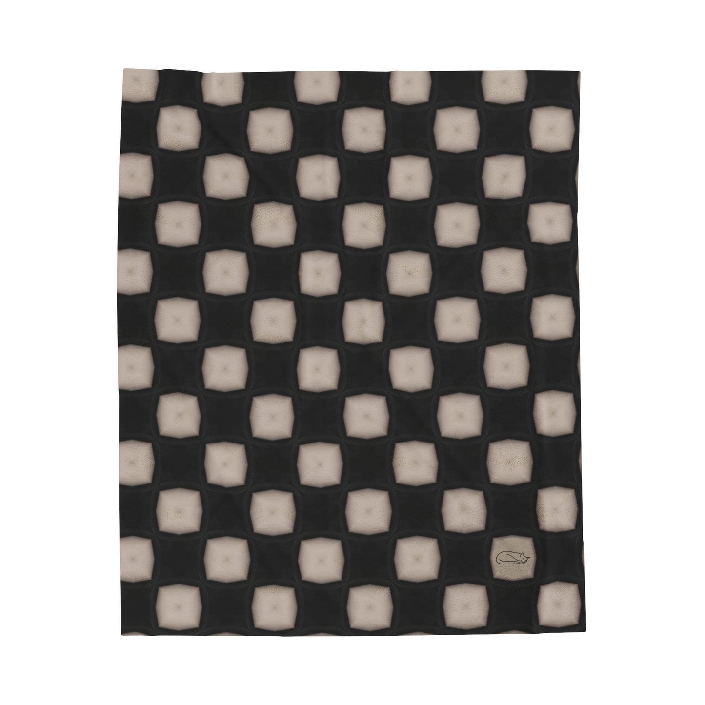 Velveteen Plush Blanket - Chessboard