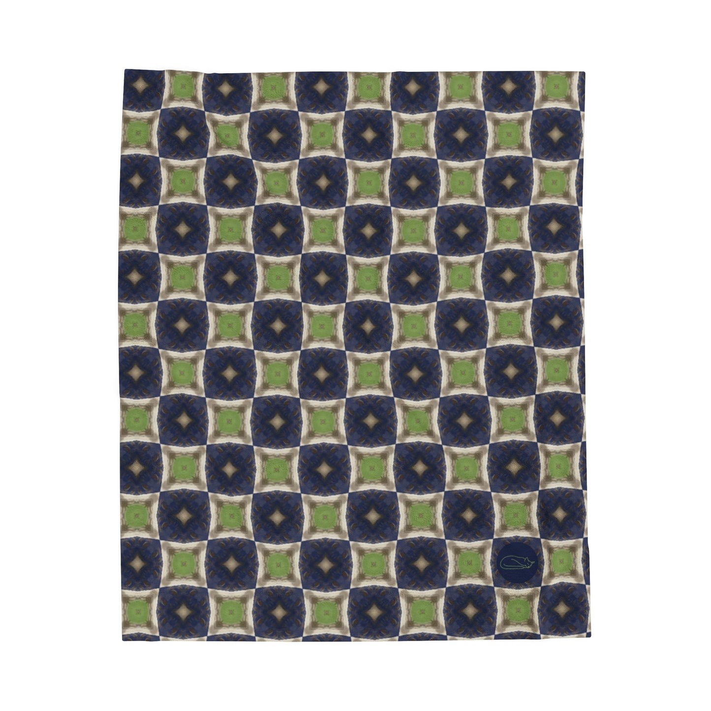 Velveteen Plush Blanket - Royal Celadon