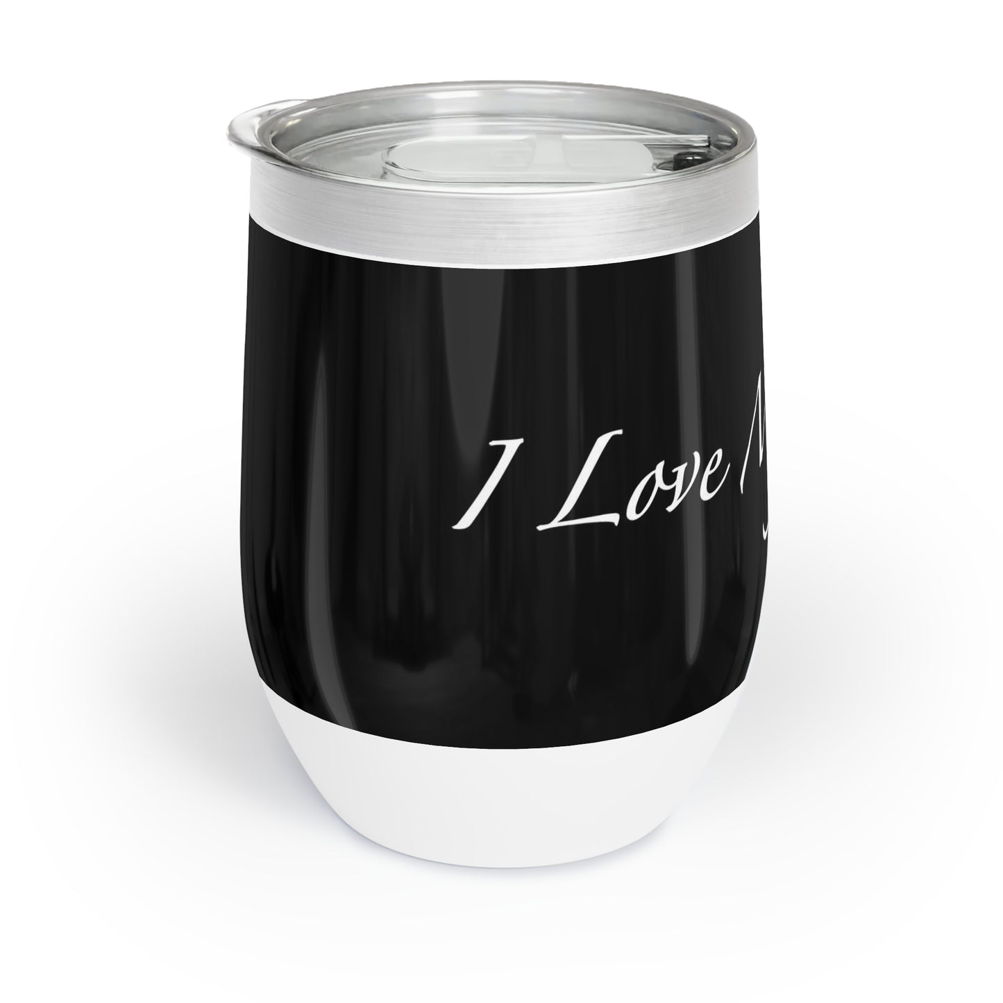 Amo a mis gatos - Vaso de vino - Negro